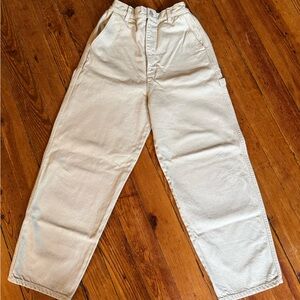Shaina Mote Ecru Chore Pant